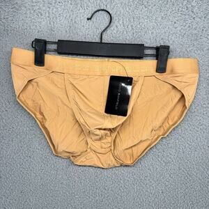 Todd Sanfield Brief Underwear mens 2XL Tan Buck Defiant Sport Micro DE4616 NEW